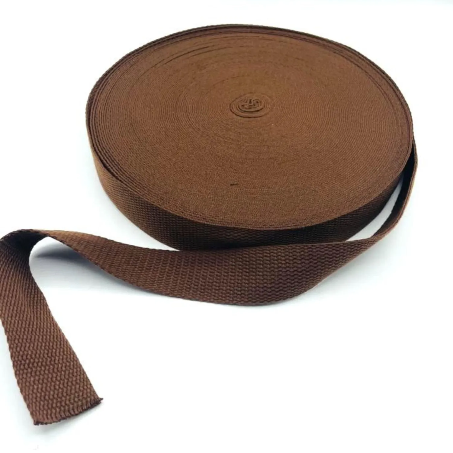 Cinta mochila mochila 32 mm color marrón oscuro