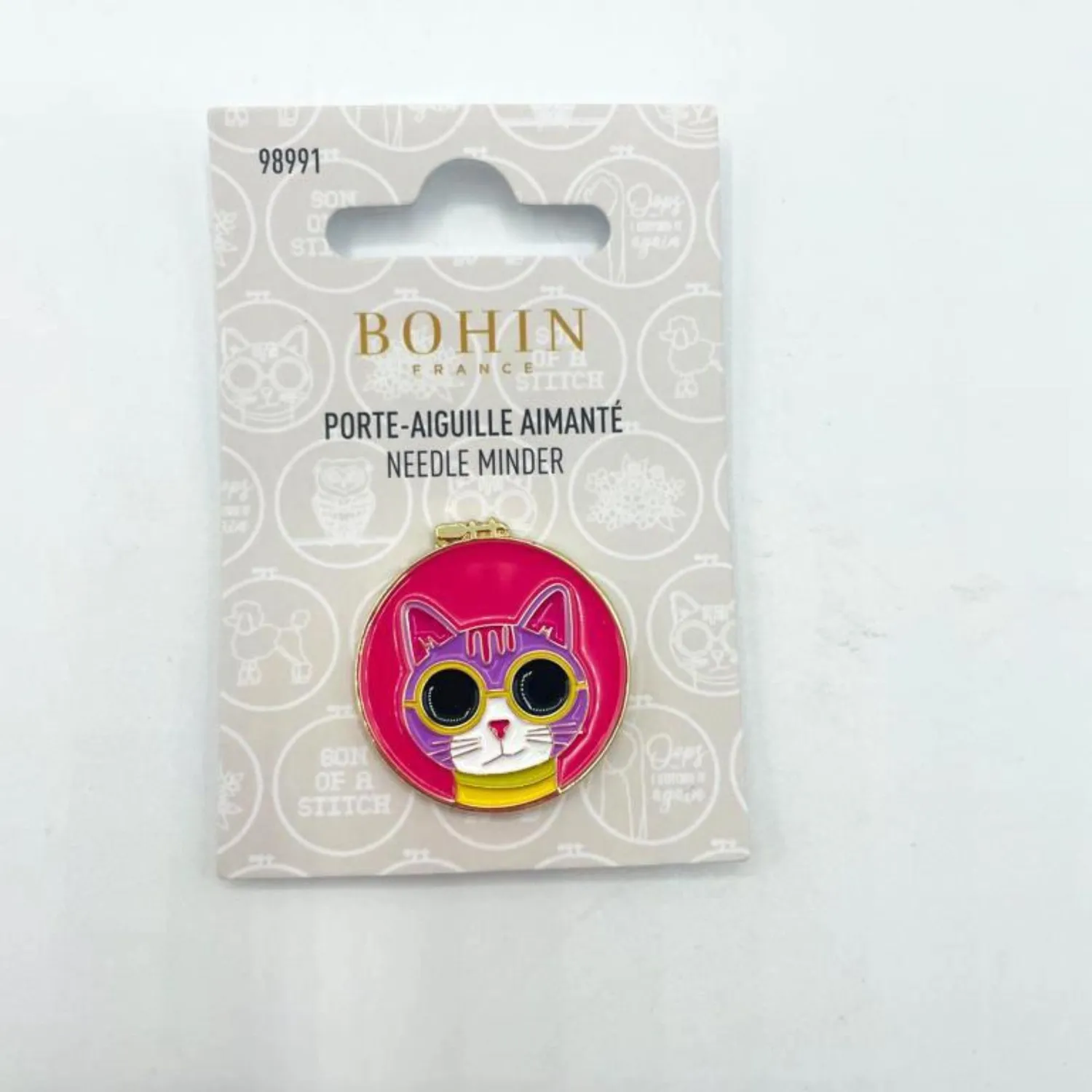 Porta agujas imantado BOHIN gatito — imagen 1