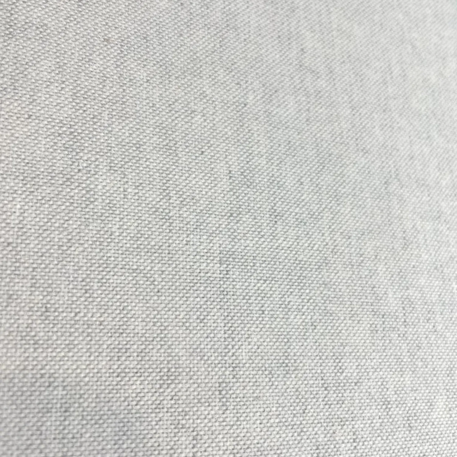 Tela algodón lisa aspecto lino color Gris — imagen 1