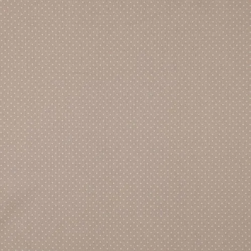 Tela algodón topos fondo arena