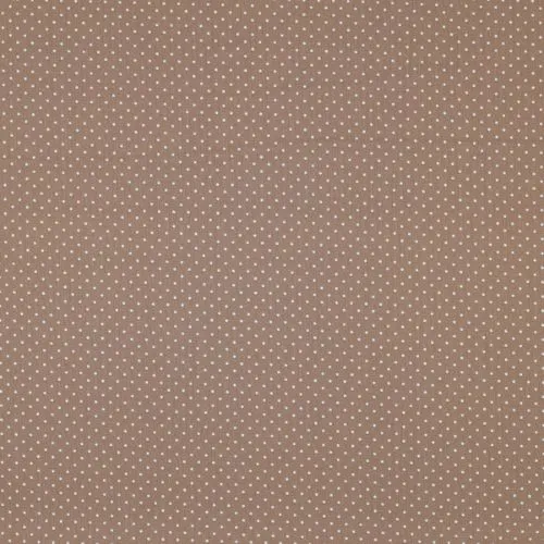 Tela algodón topos fondo gris pardo — imagen 1