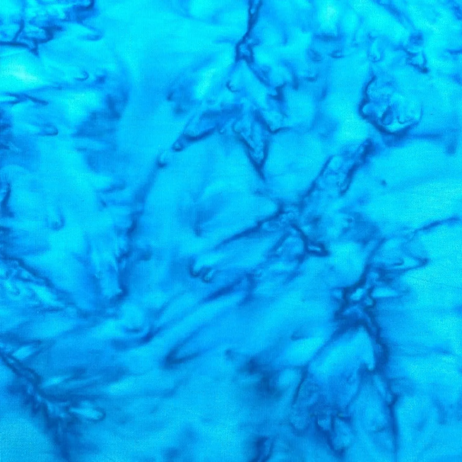 Tela batik algodón 100% aguas azul eléctrico — imagen 1