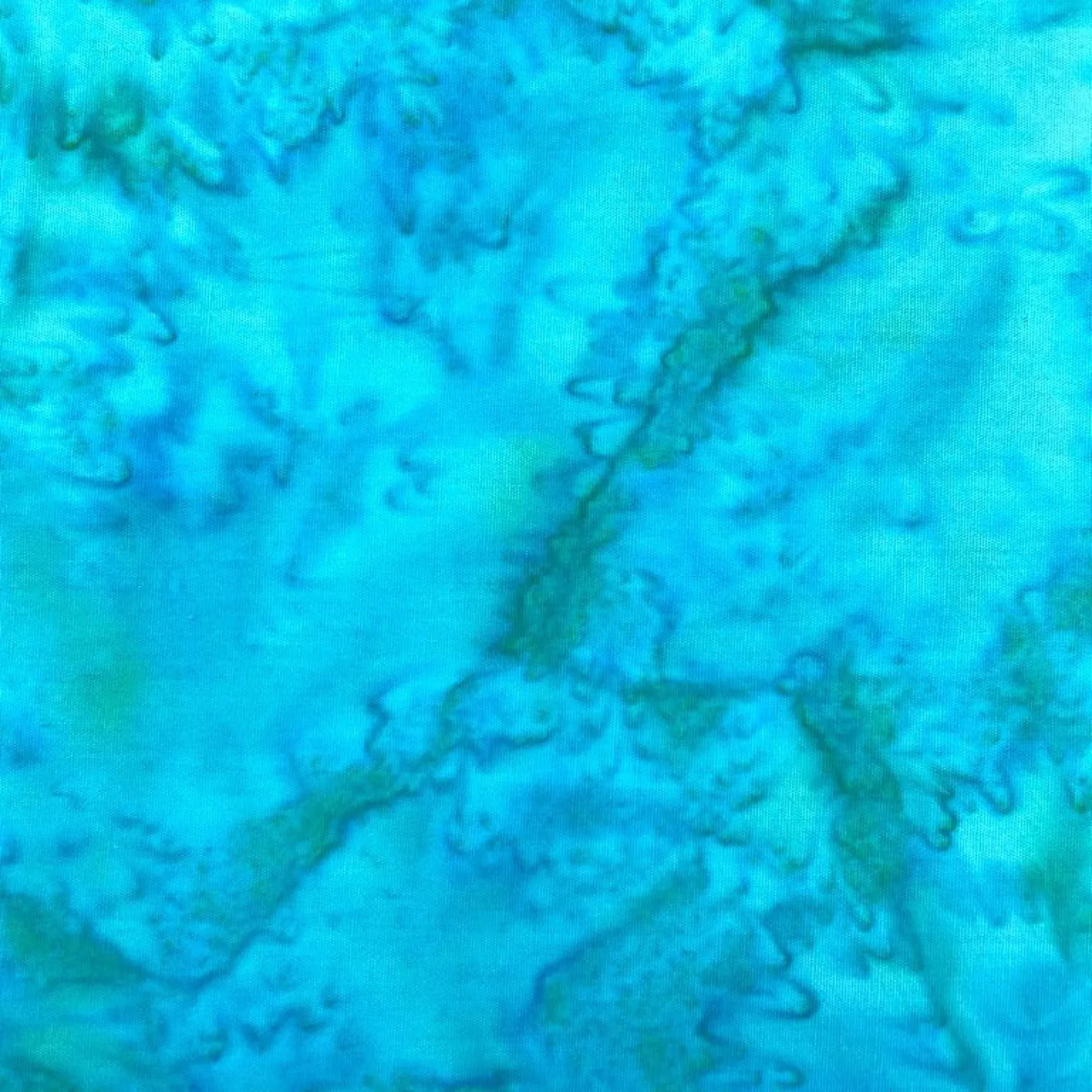 Tela batik algodón 100% aguas turquesas