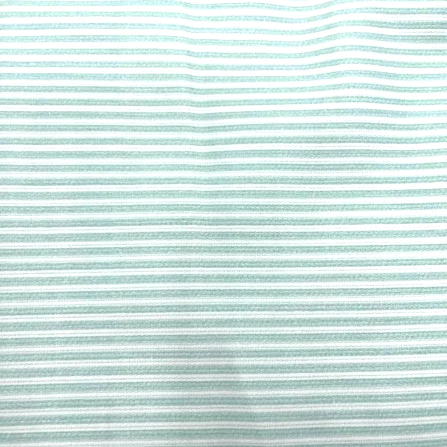 Tela Pique estampada algodón 100% rayas agua/blanco — imagen 1