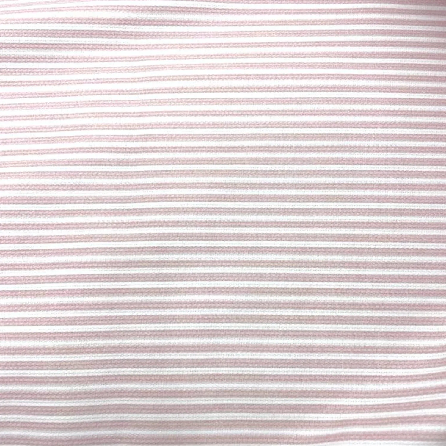 Tela Pique estampada algodón 100% rayas maquillaje/blanco — imagen 1