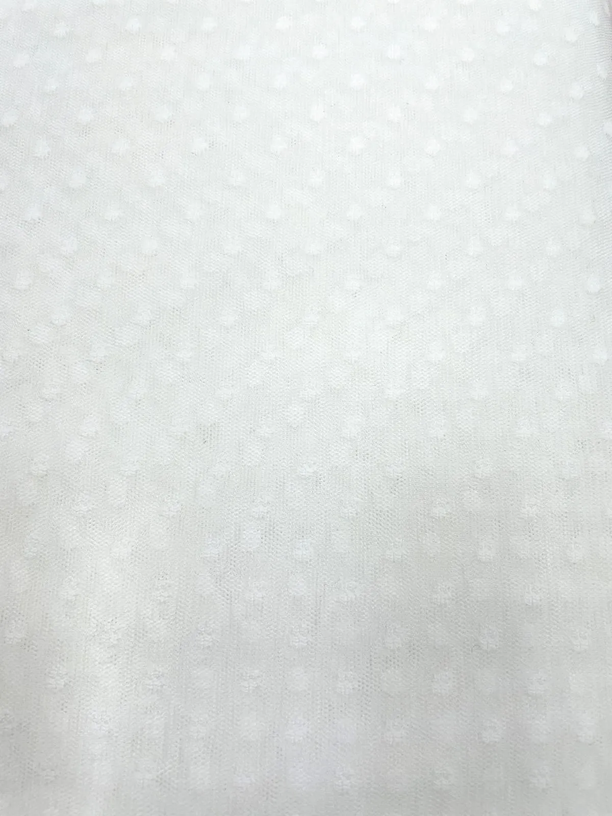 Tul poliester plumeti blanco — imagen 1