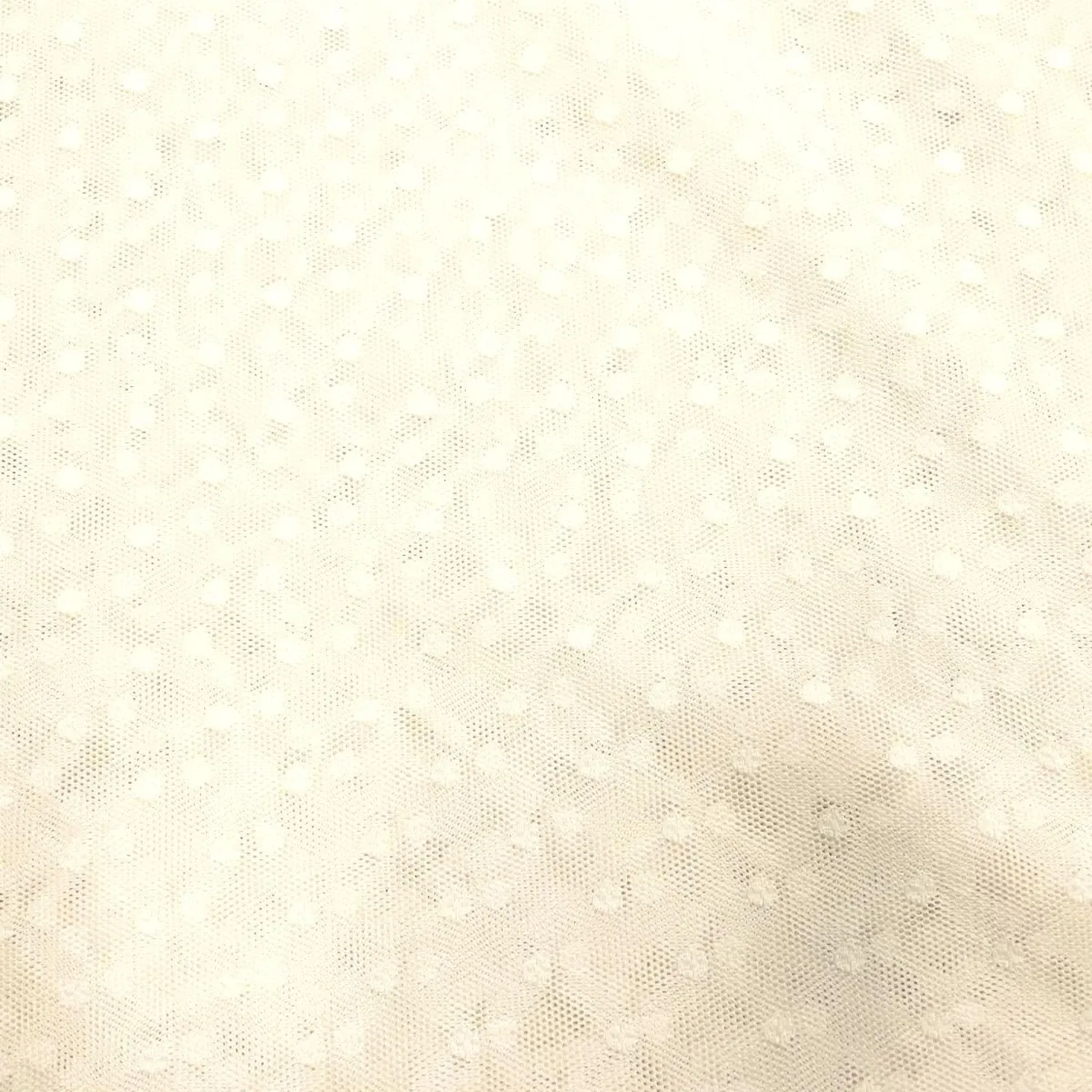 Tul poliester plumeti marfil — imagen 1