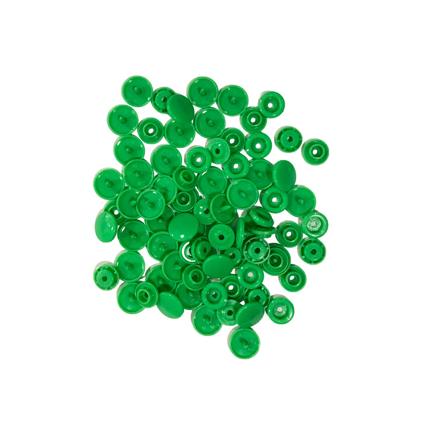 BROCHES DE PRESIÓN SNAPS DE PLÁSTICO DE 12 mm VERDE — imagen 1
