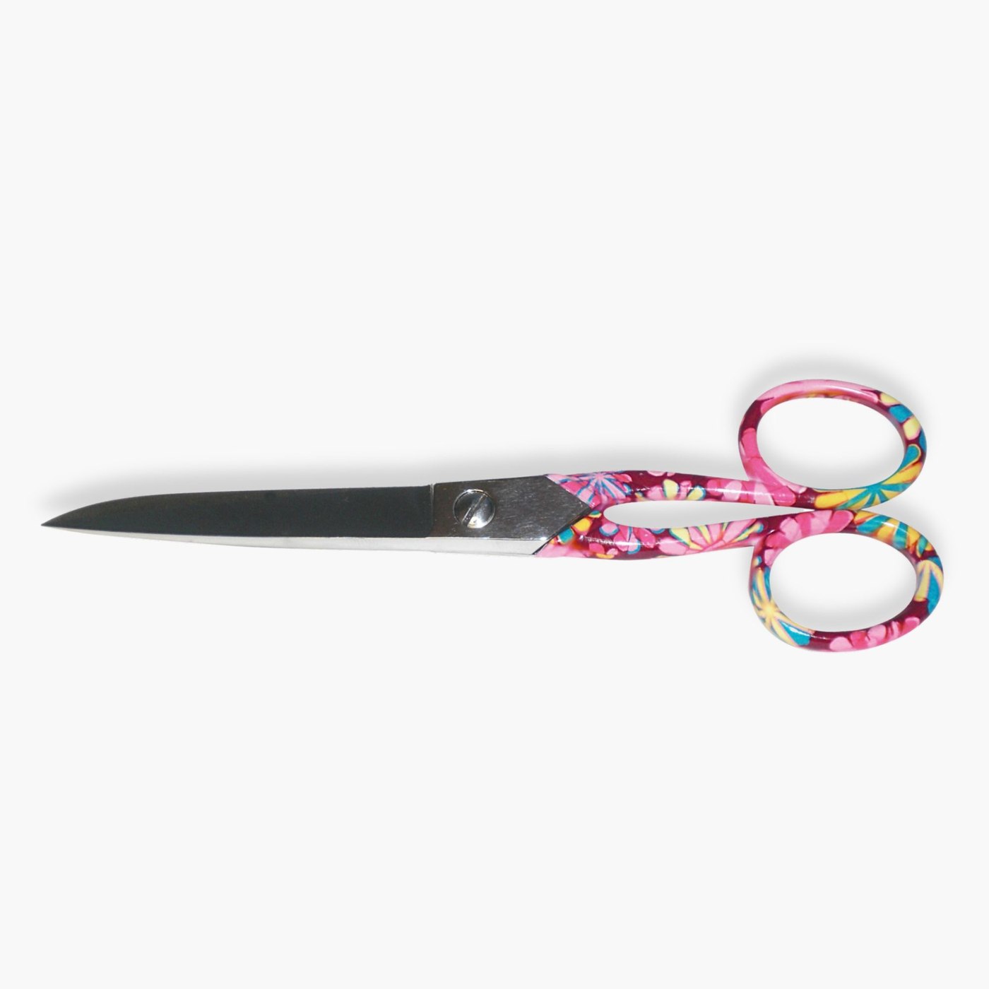 TIJERA COSTURA DE 152MM CON FLORES ESTAMPADAS — imagen 1